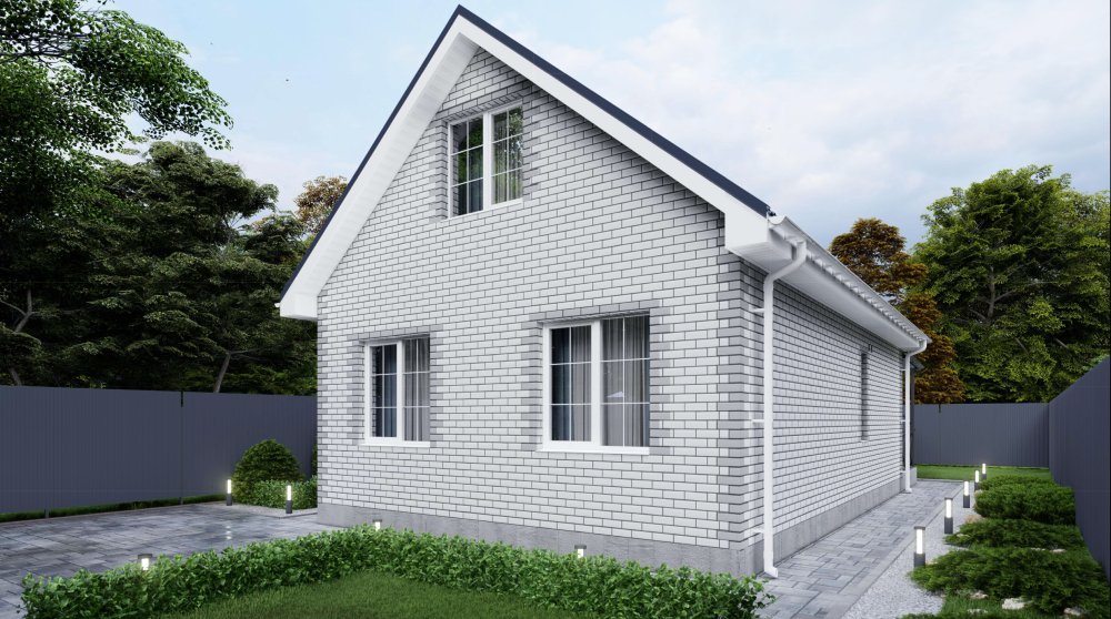 Двухэтажный дом «Семейный» 7х11