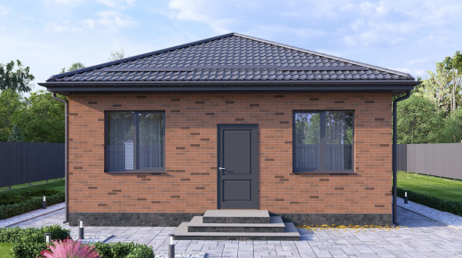 Фото Одноэтажный дом «Южный» 8x10