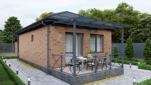 Фото Одноэтажный дом «Уют» 6x10