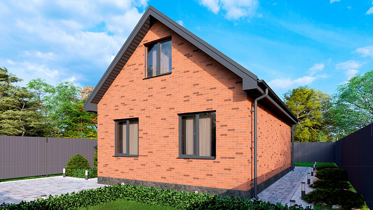 Двухэтажный дом п.Южный СНТ Ивушка ул.Грушевая