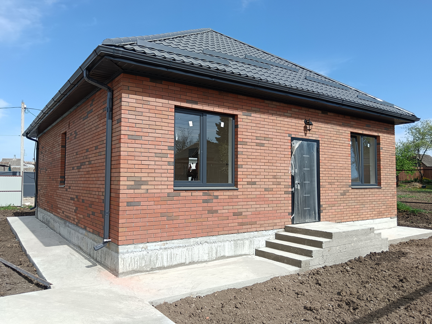 Одноэтажный дом ст.Новотитаровская ул.Выгонная