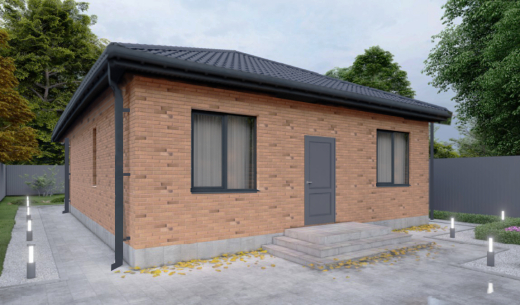 Фото Одноэтажный дом «Комфорт» 9x11