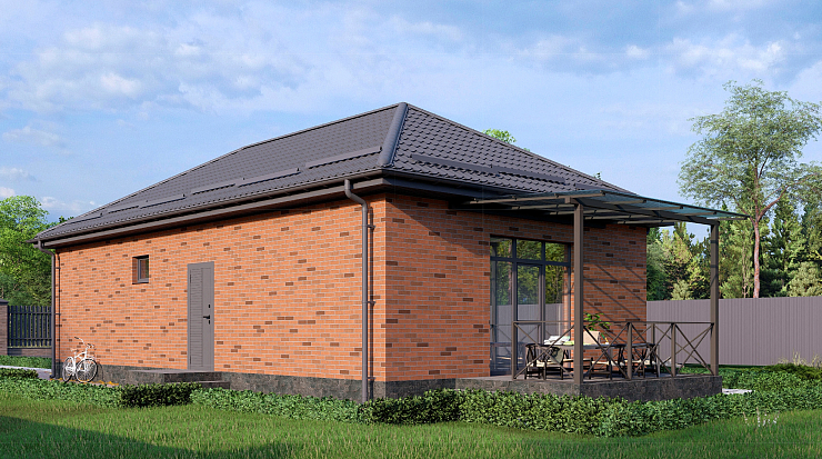 Одноэтажный  дом СНТ «Ивушка», Ягодная 61